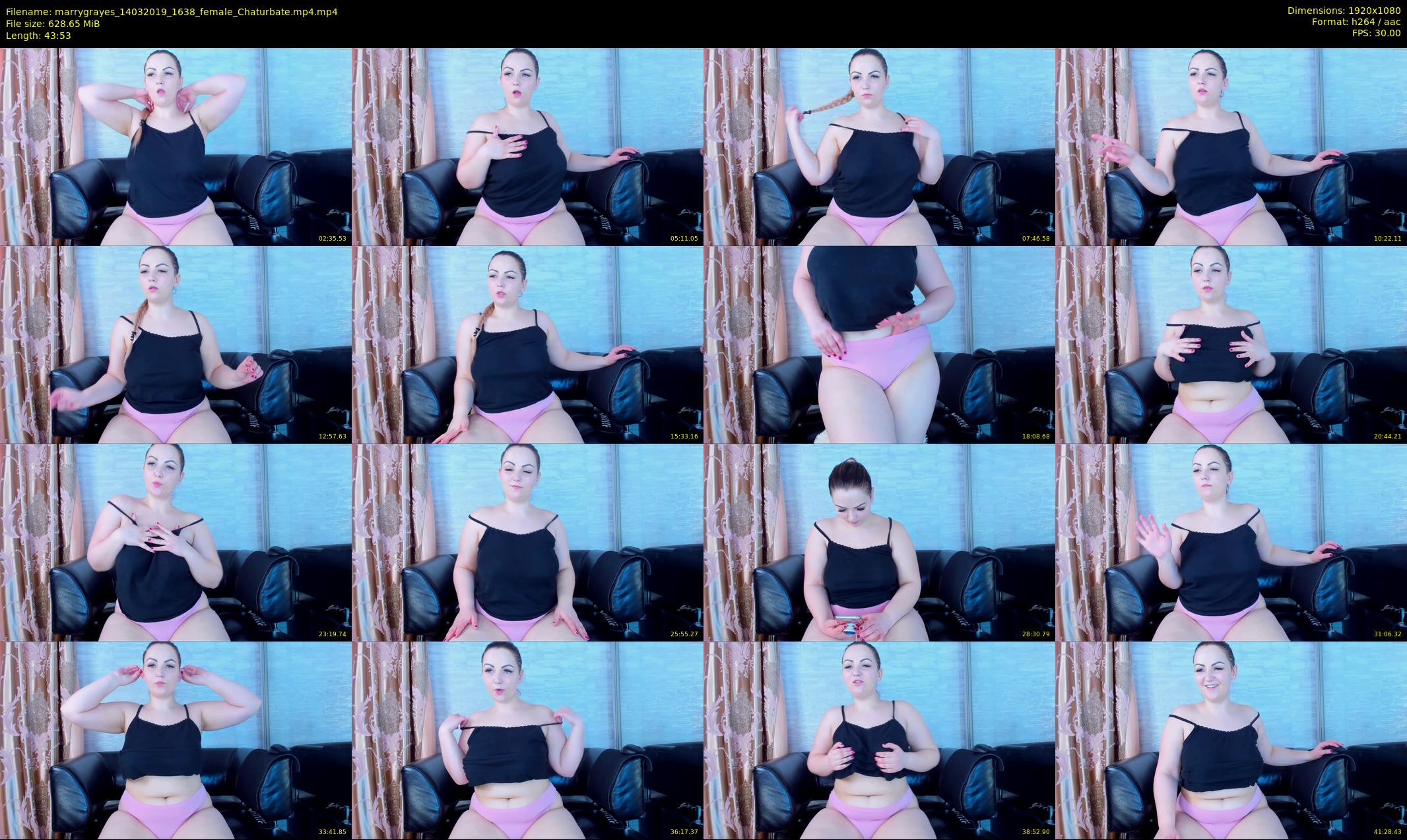 marrygrayes — 44 minute Chaturbate female cam show recording, 1080p, Mar 14, 2019