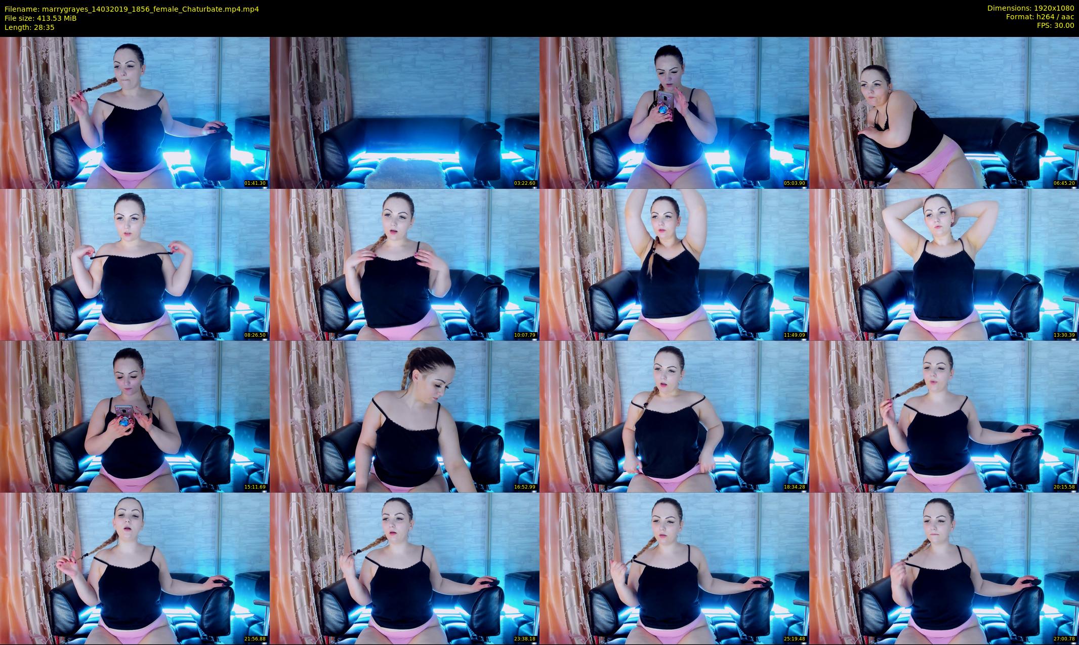 marrygrayes — 29 minute Chaturbate female cam show recording, 1080p, Mar 14, 2019