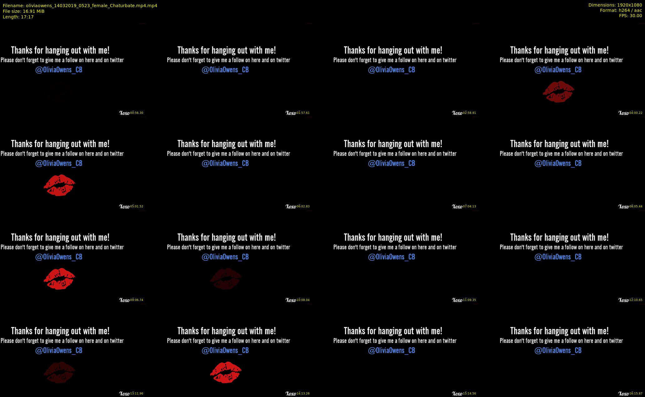 oliviaowens — 18 minute Chaturbate female cam show recording, 1080p, Mar 14, 2019