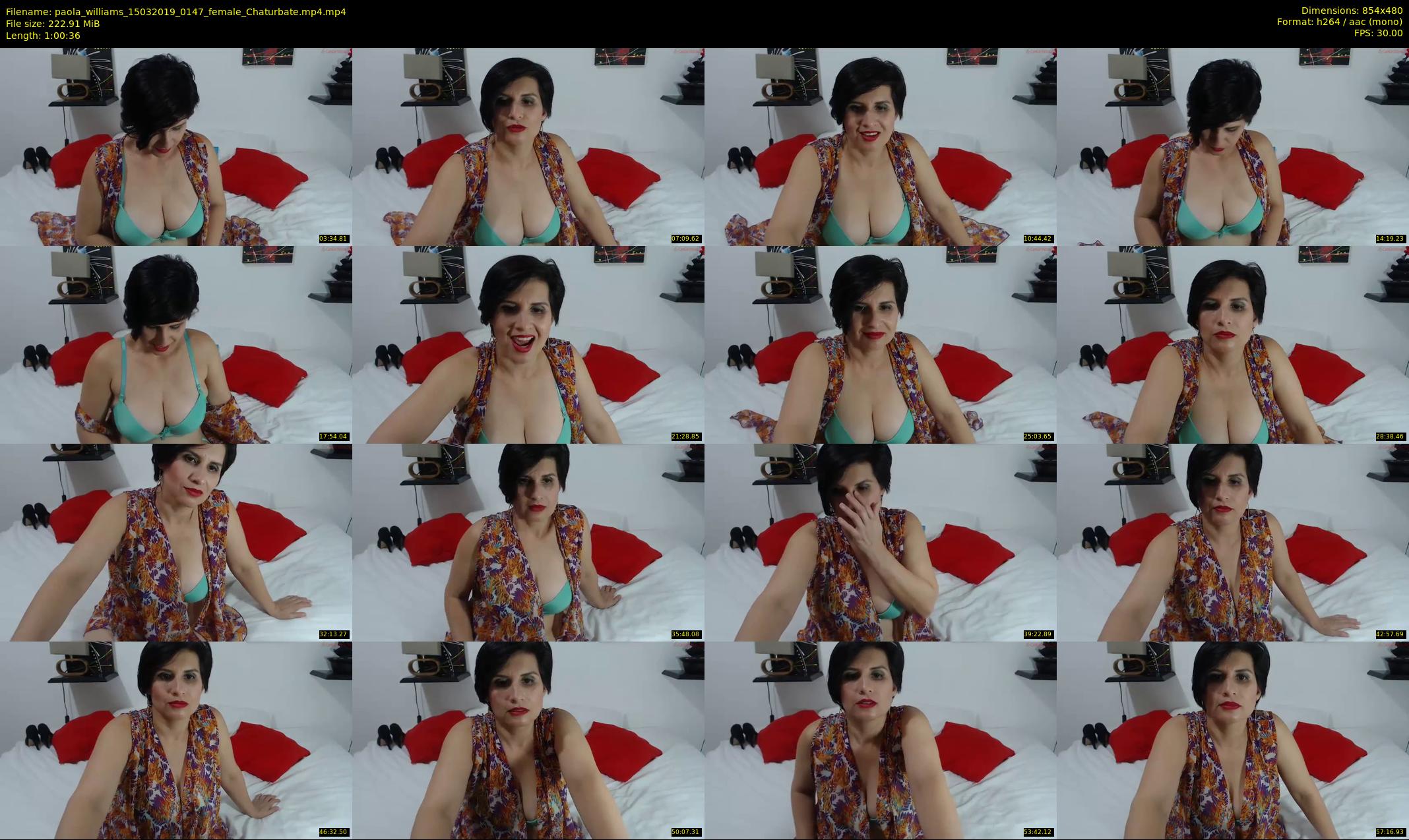 paola_williams — 61 minute Chaturbate female cam show recording, 480p, Mar 15, 2019