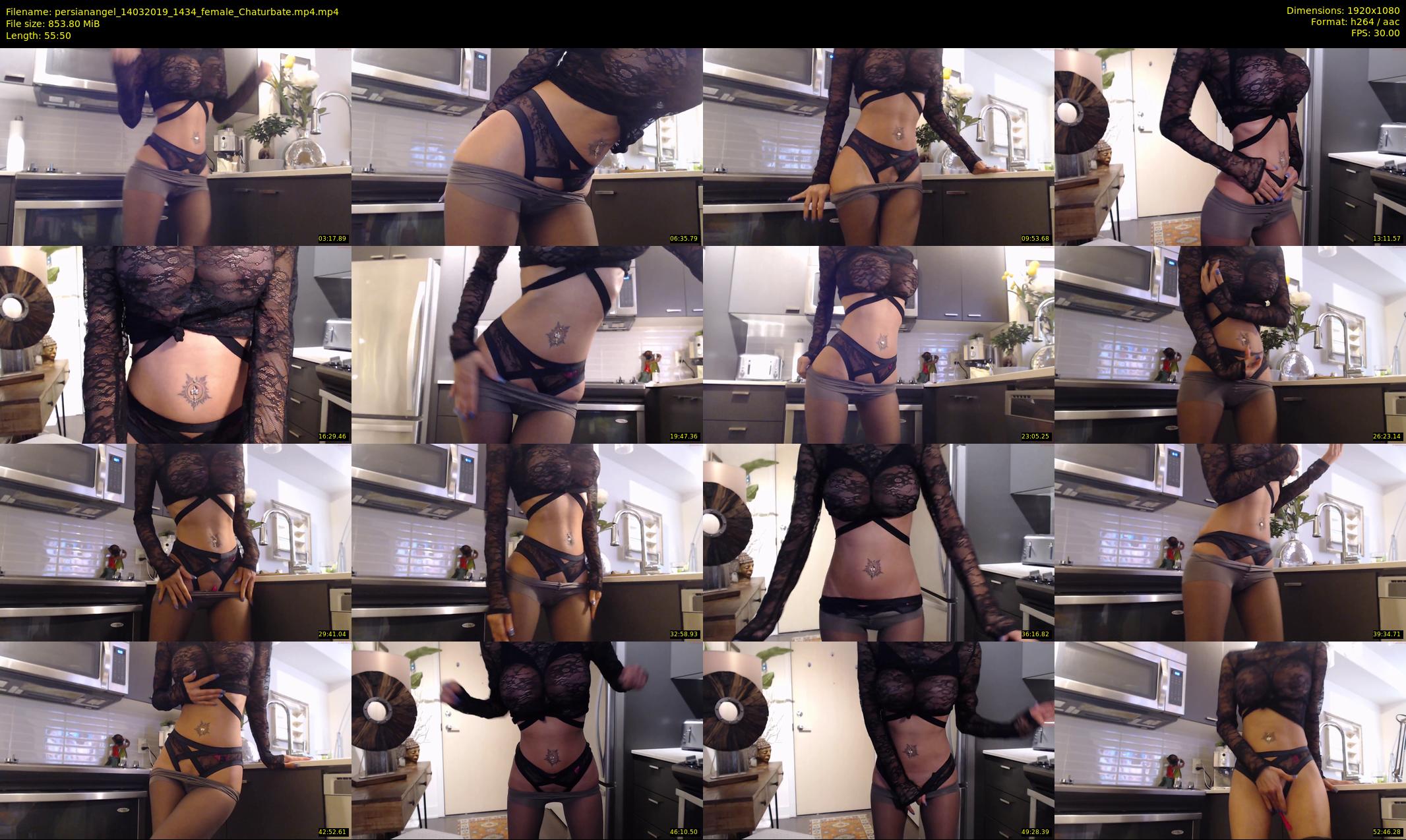 persianangel — 56 minute Chaturbate female cam show recording, 1080p, Mar 14, 2019