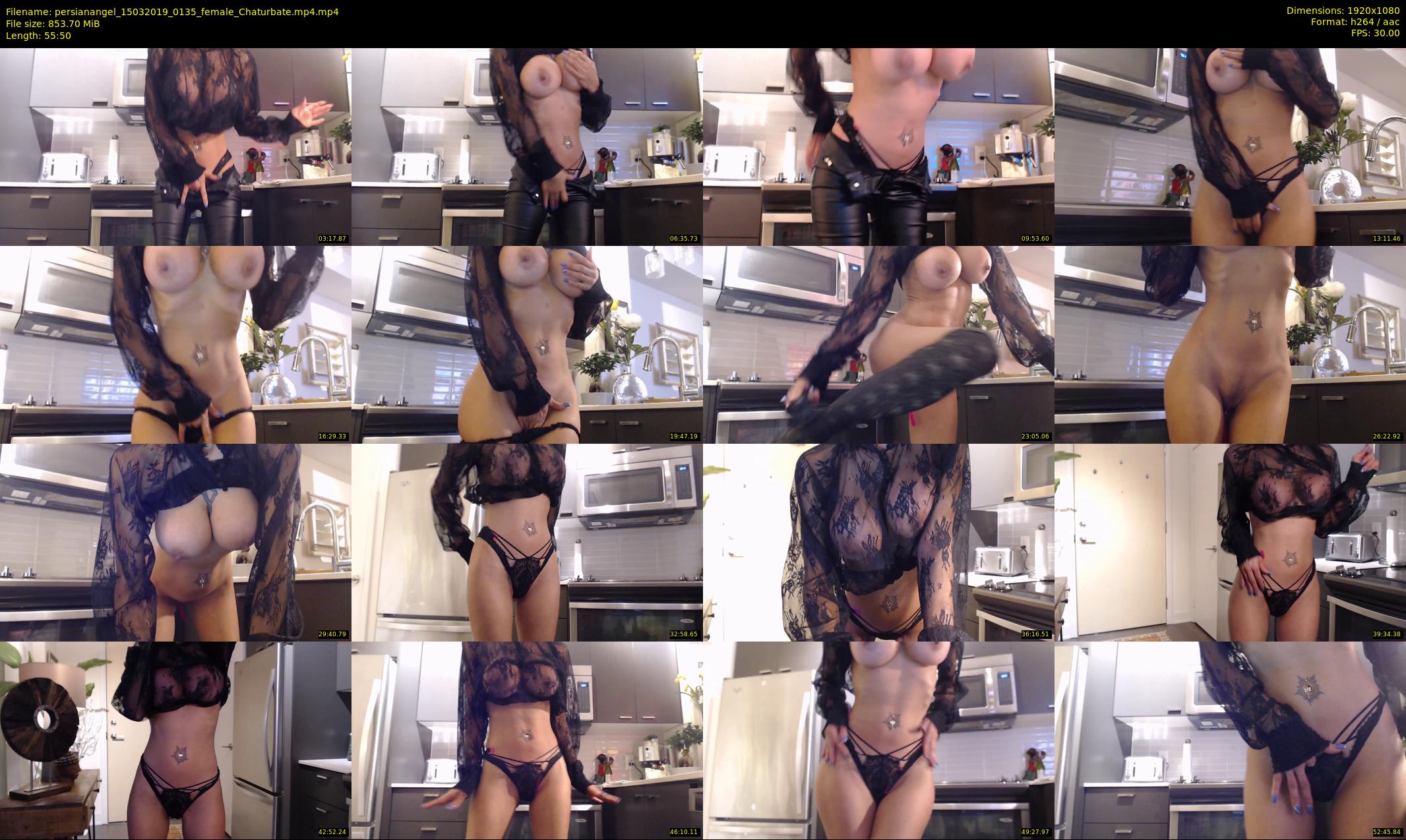 persianangel — 56 minute Chaturbate female cam show recording, 1080p, Mar 15, 2019