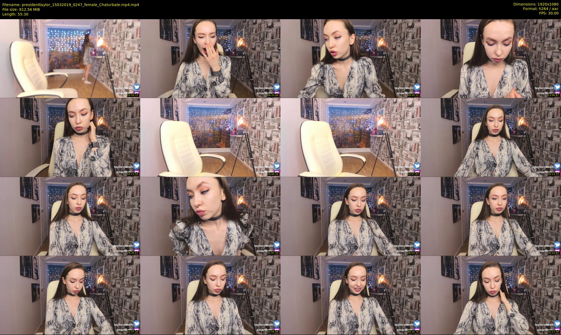 presidenttaylor — 56 minute Chaturbate female cam show recording, 1080p, Mar 15, 2019