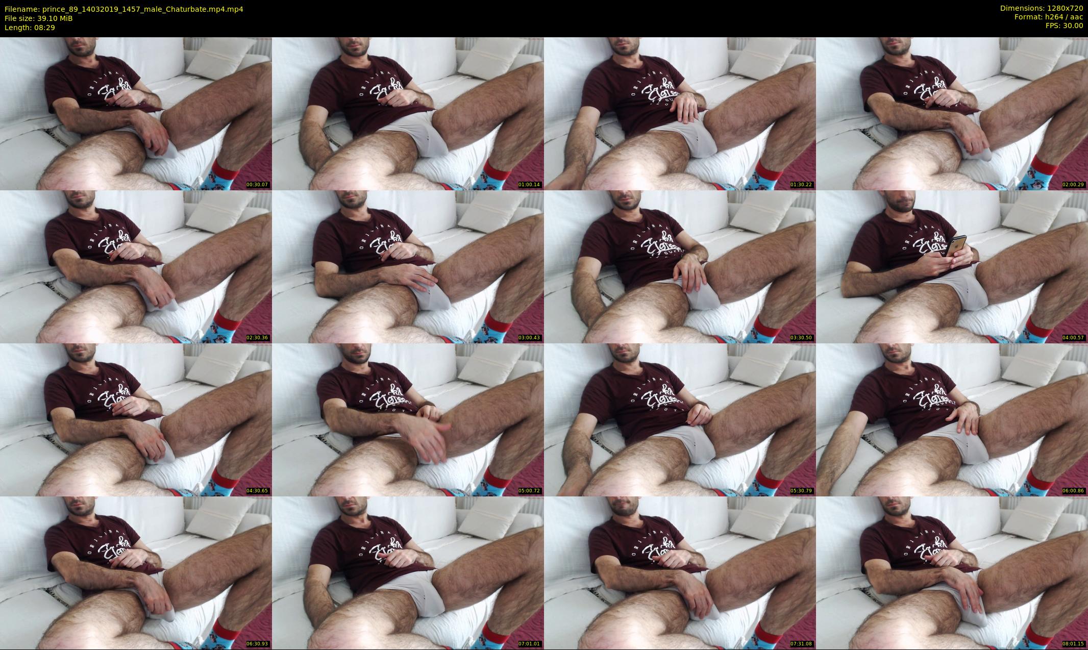 prince_89 — 9 minute Chaturbate male cam show recording, 720p, Mar 14, 2019