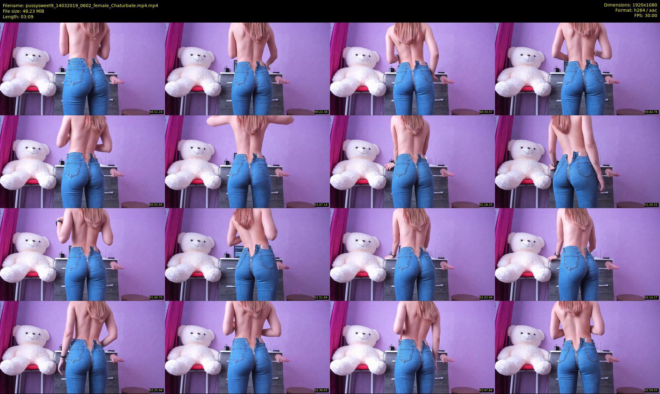 pussysweet9 — 4 minute Chaturbate female cam show recording, 1080p, Mar 14, 2019