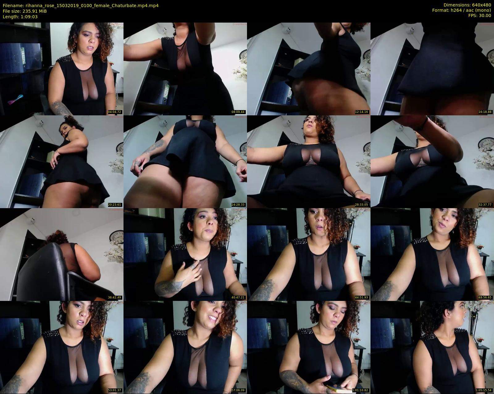rihanna_rose — 70 minute Chaturbate female cam show recording, 480p, Mar 15, 2019
