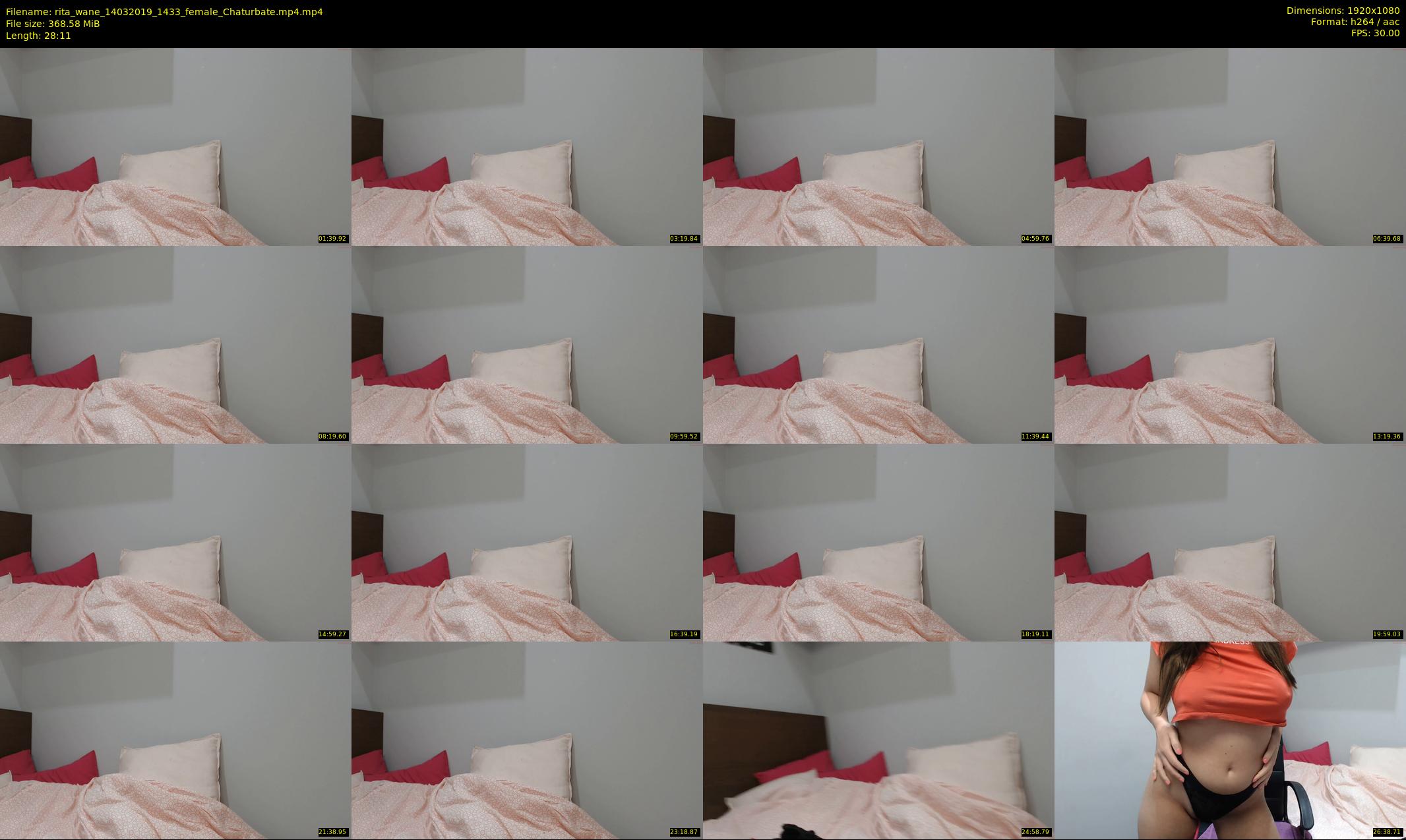 rita_wane — 29 minute Chaturbate female cam show recording, 1080p, Mar 14, 2019