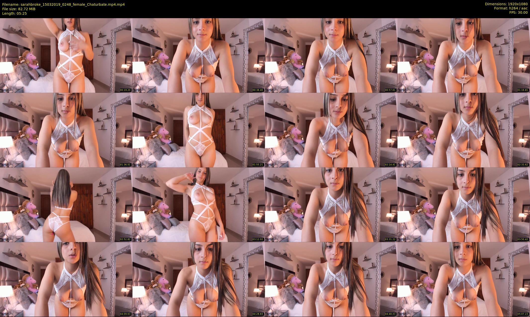 sarahbroke — 6 minute Chaturbate female cam show recording, 1080p, Mar 15, 2019