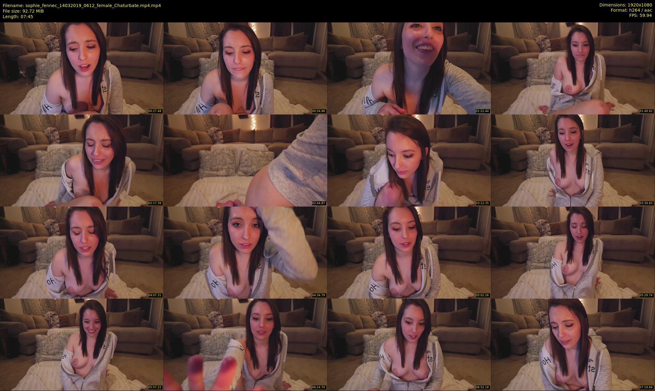 sophie_fennec — 8 minute Chaturbate female cam show recording, 1080p, Mar 14, 2019