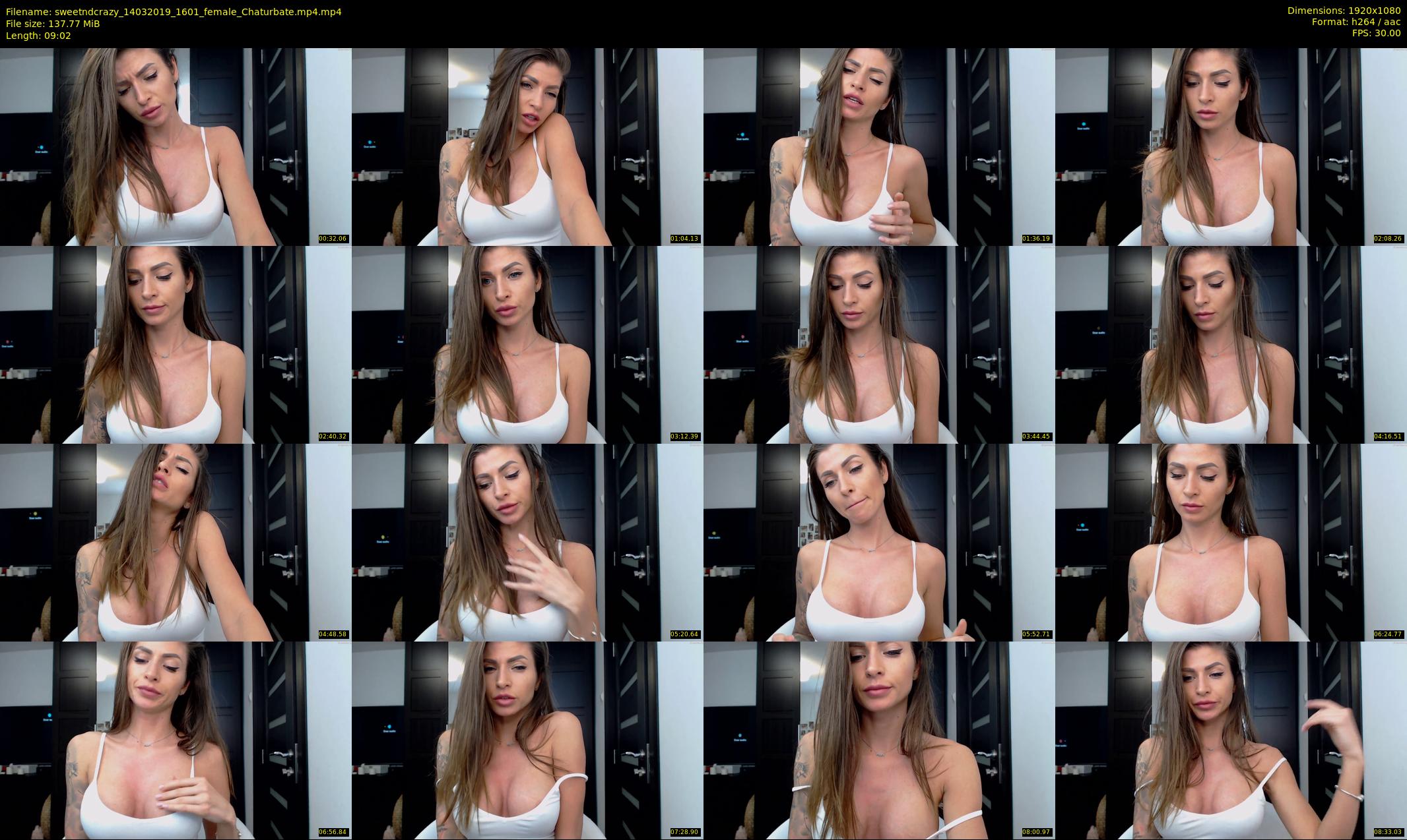 sweetndcrazy — 10 minute Chaturbate female cam show recording, 1080p, Mar 14, 2019