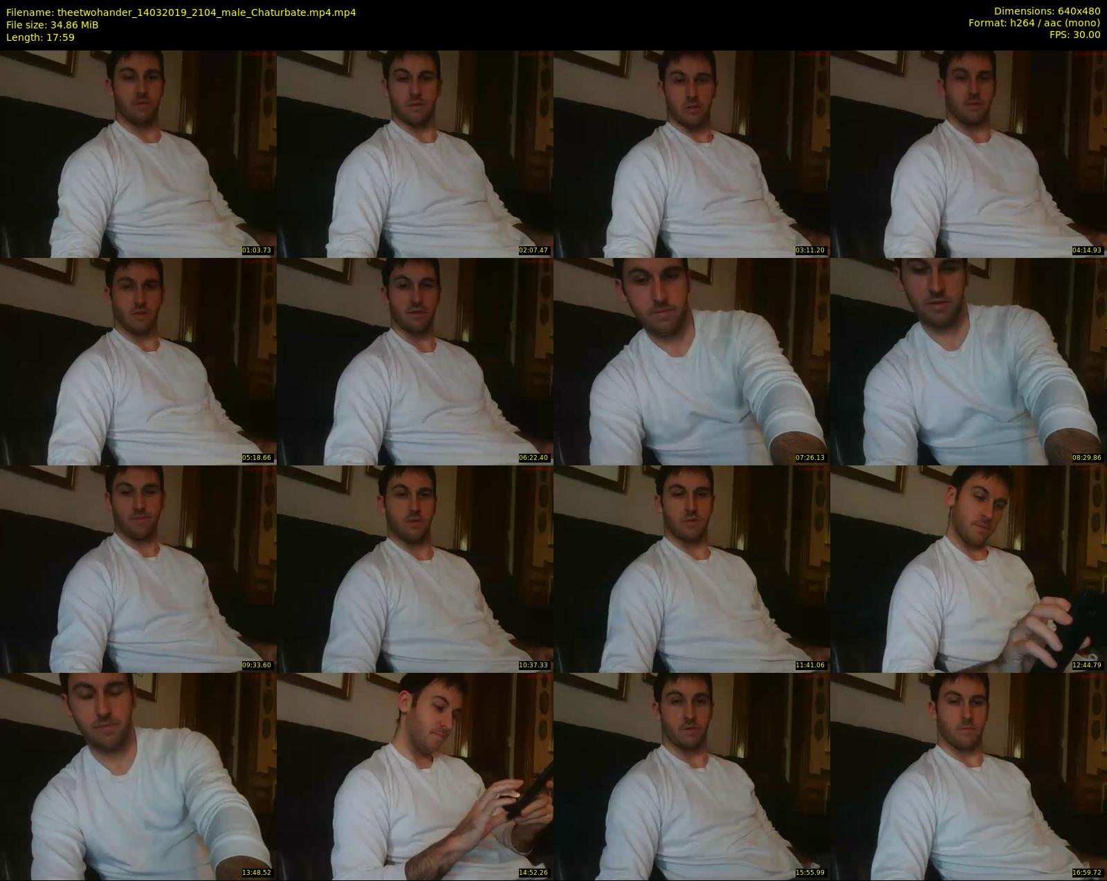theetwohander — 18 minute Chaturbate male cam show recording, 480p, Mar 14, 2019
