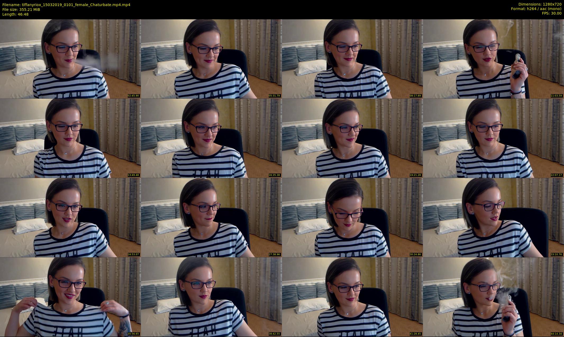 tiffanyriox — 47 minute Chaturbate female cam show recording, 720p, Mar 15, 2019