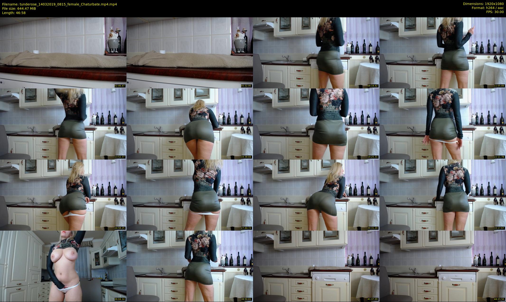 tunderose — 47 minute Chaturbate female cam show recording, 1080p, Mar 14, 2019