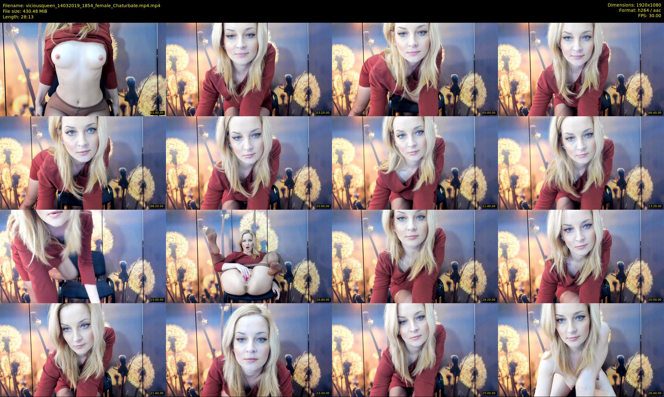 viciousqueen — 29 minute Chaturbate female cam show recording, 1080p, Mar 14, 2019