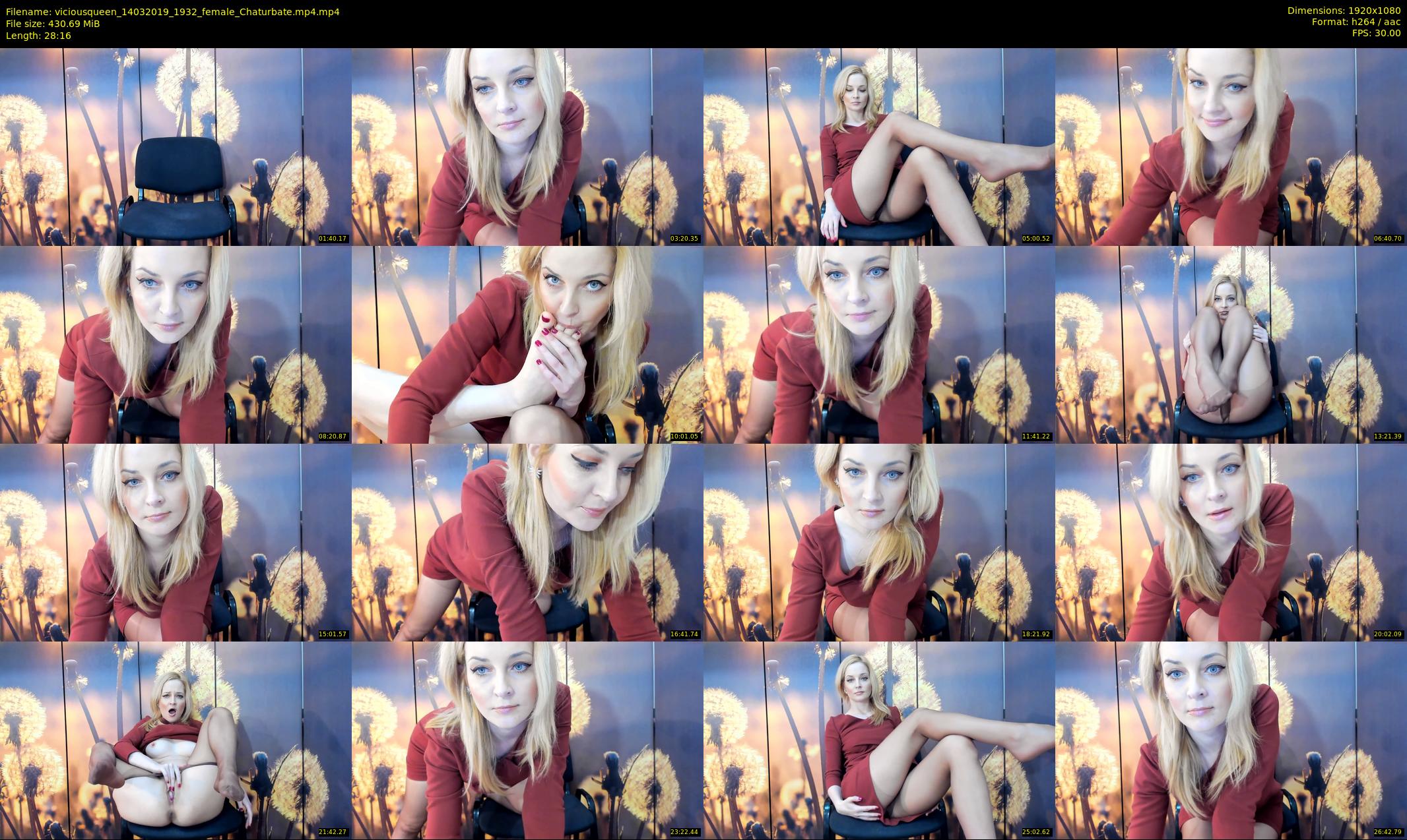 viciousqueen — 29 minute Chaturbate female cam show recording, 1080p, Mar 14, 2019