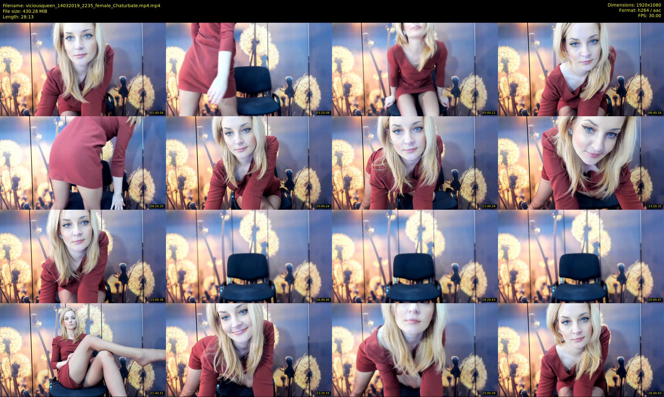 viciousqueen — 29 minute Chaturbate female cam show recording, 1080p, Mar 14, 2019