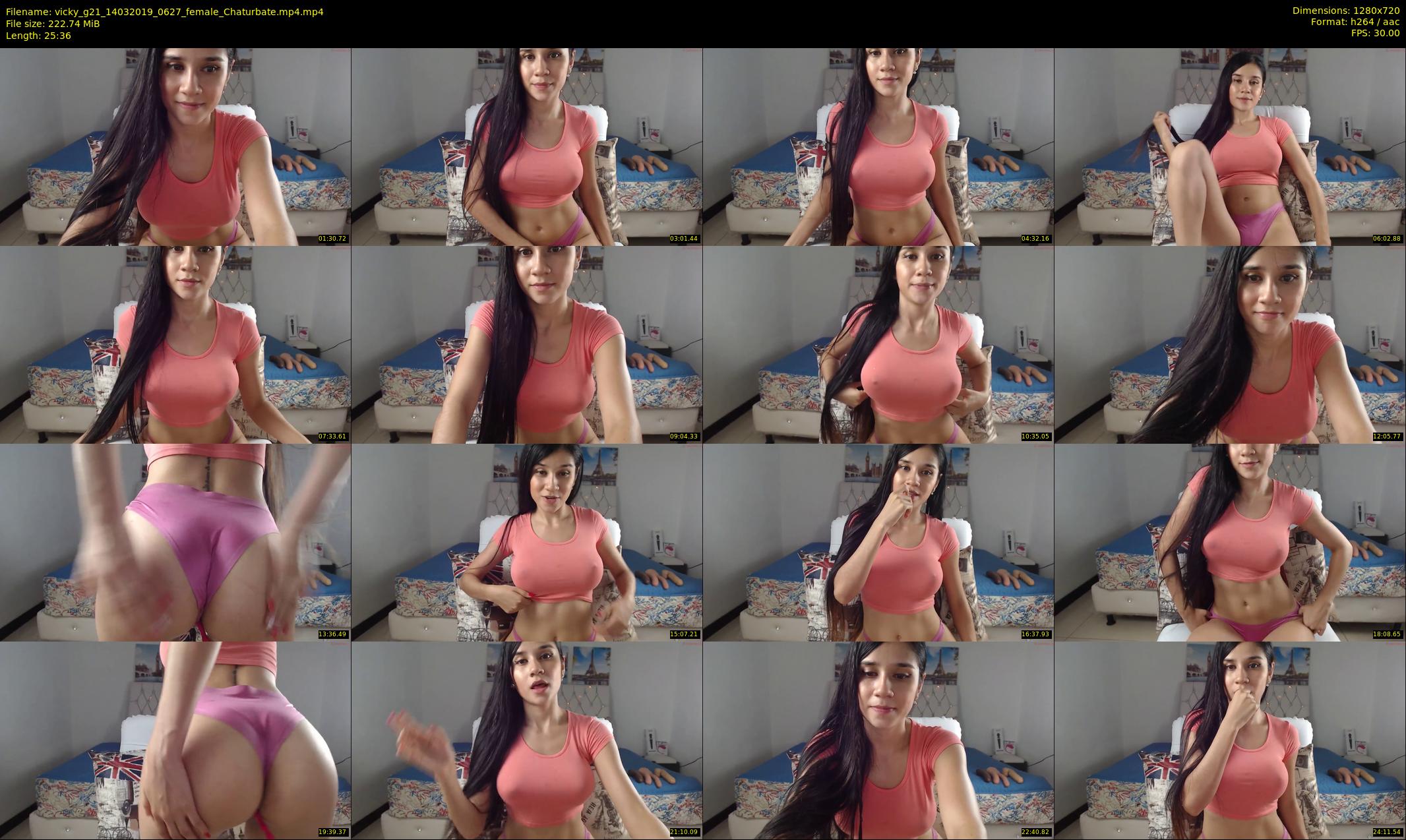 vicky_g21 — 26 minute Chaturbate female cam show recording, 720p, Mar 14, 2019