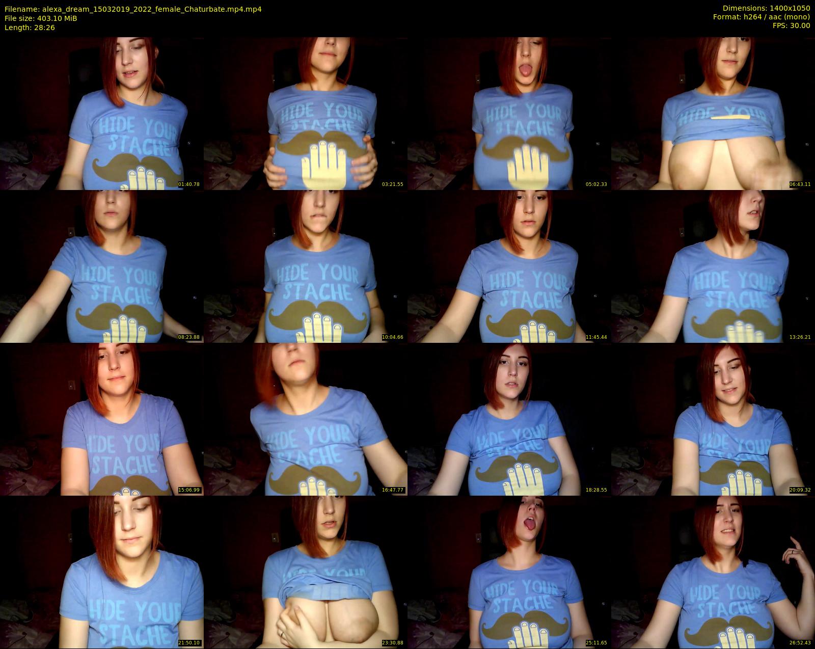 alexa_dream — 29 minute Chaturbate female cam show recording, 720p, Mar 15, 2019