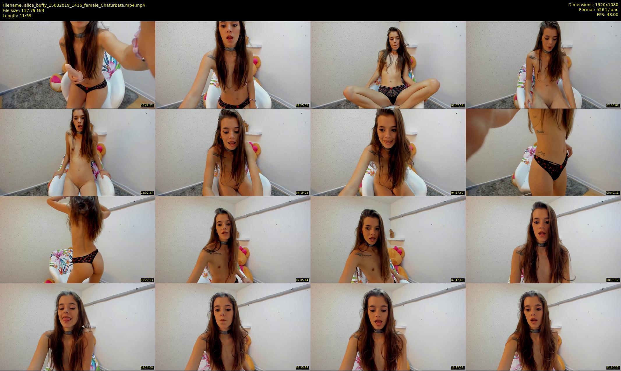 alice_buffy — 12 minute Chaturbate female cam show recording, 1080p, Mar 15, 2019