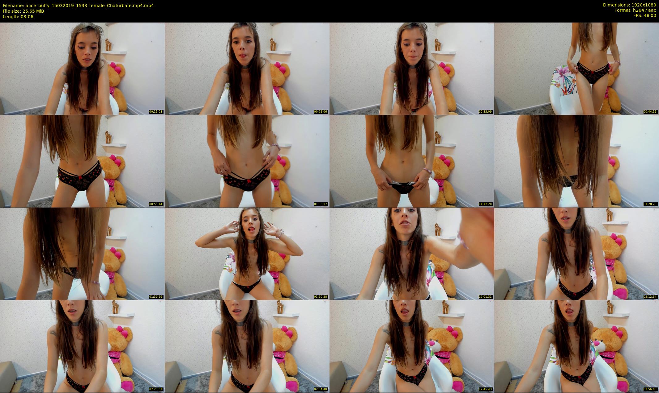 alice_buffy — 4 minute Chaturbate female cam show recording, 1080p, Mar 15, 2019