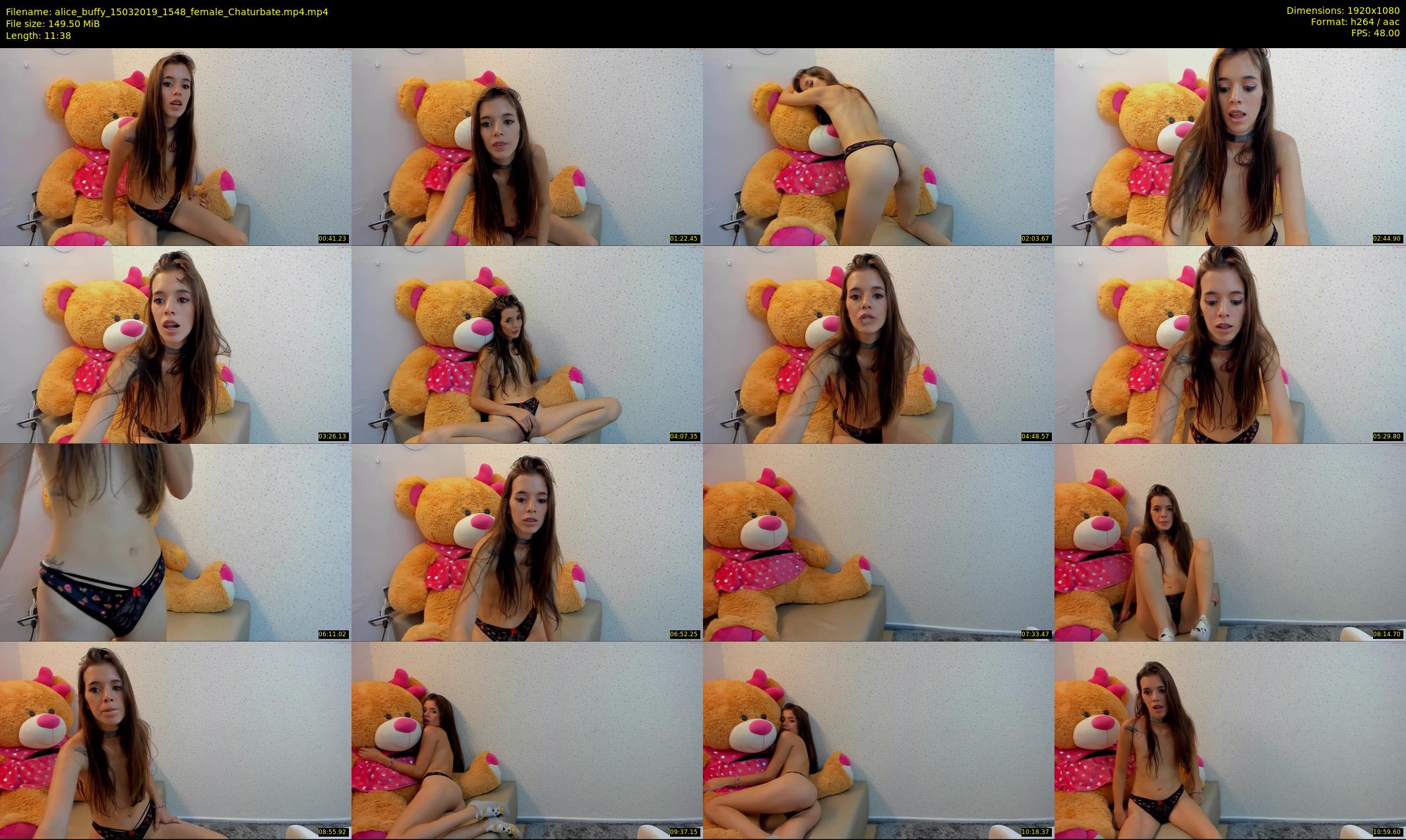 alice_buffy — 12 minute Chaturbate female cam show recording, 1080p, Mar 15, 2019