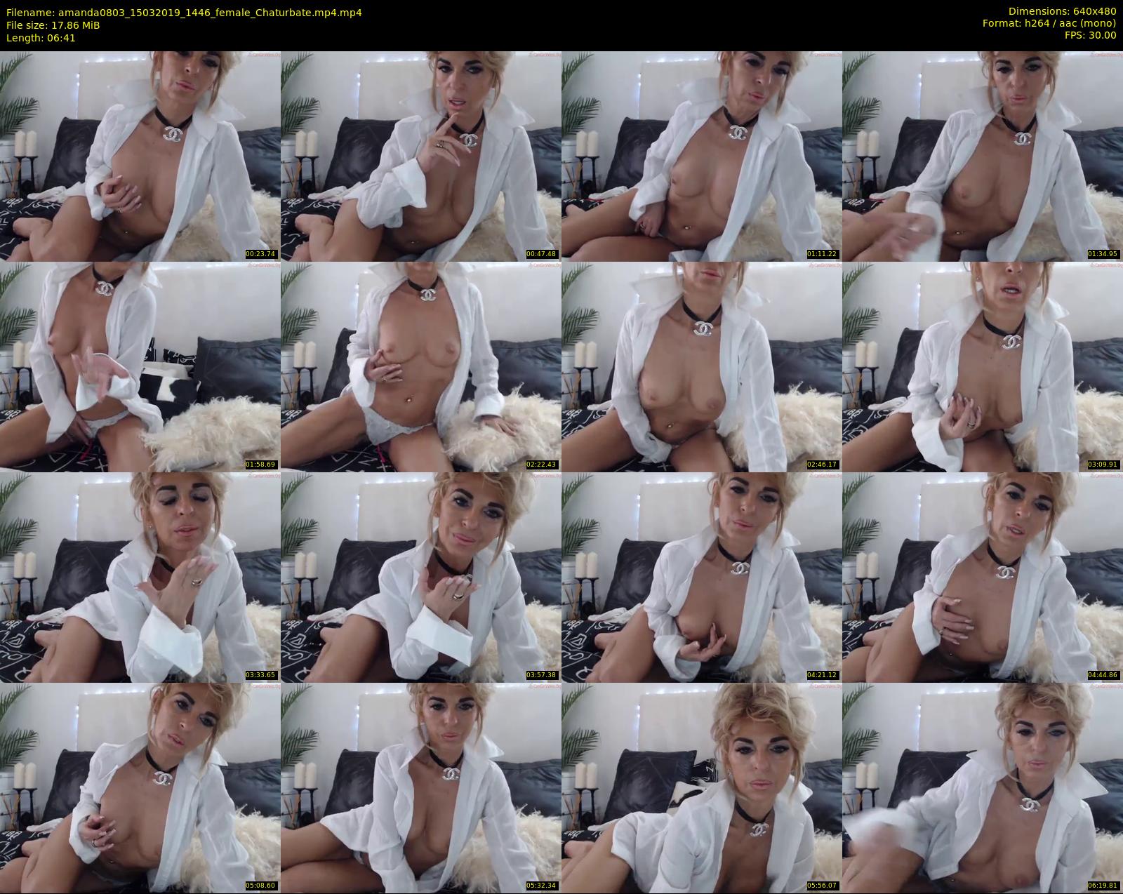 amanda0803 — 7 minute Chaturbate female cam show recording, 480p, Mar 15, 2019