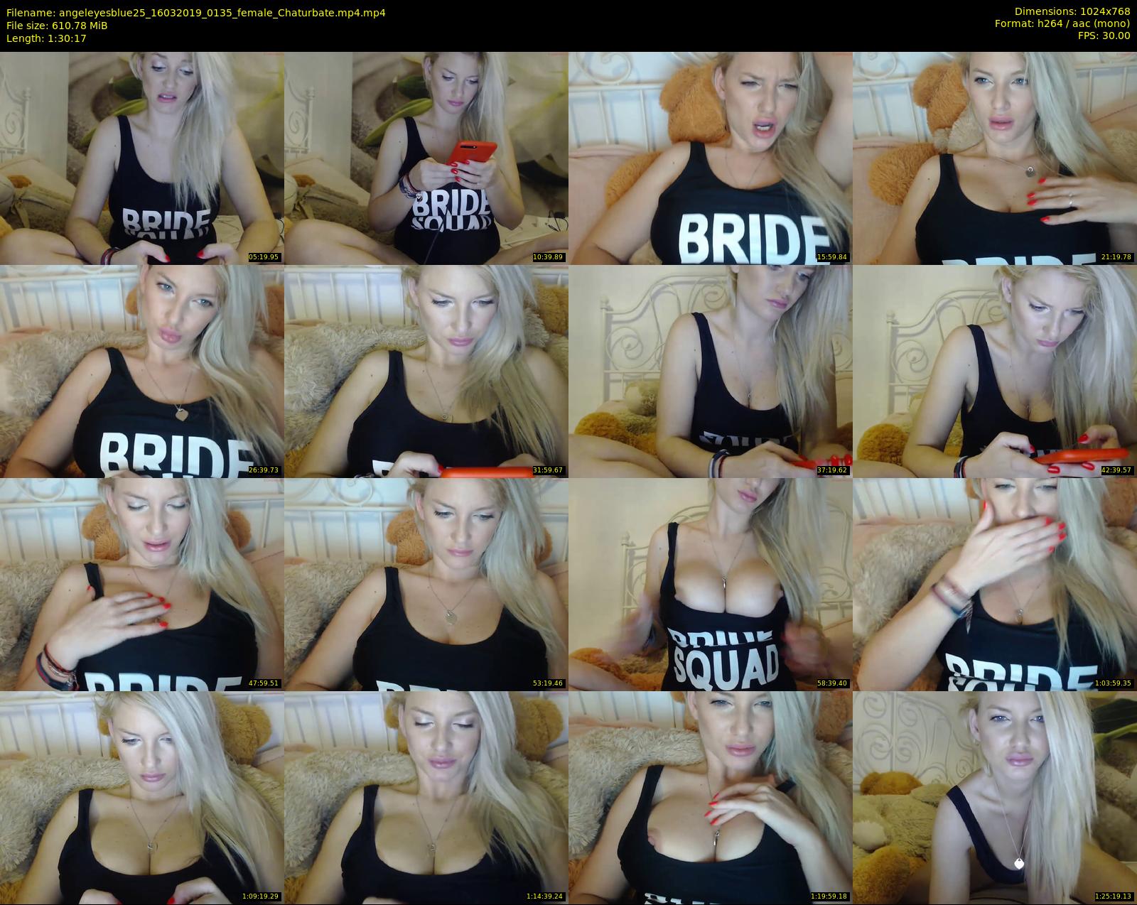 angeleyesblue25 — 91 minute Chaturbate female cam show recording, 720p, Mar 16, 2019