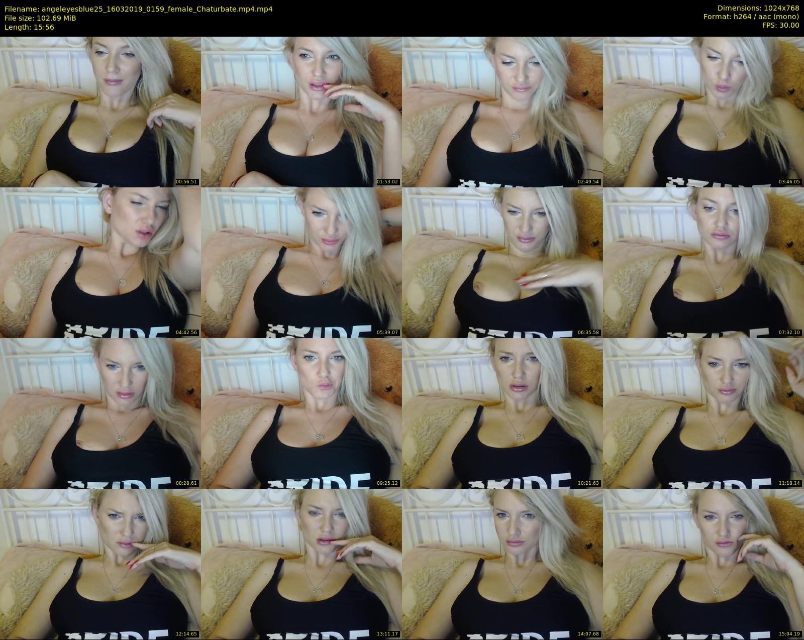 angeleyesblue25 — 16 minute Chaturbate female cam show recording, 720p, Mar 16, 2019