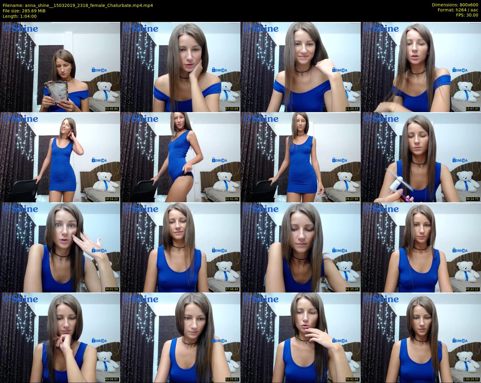 anna_shine_ — 64 minute Chaturbate female cam show recording, 480p, Mar 15, 2019