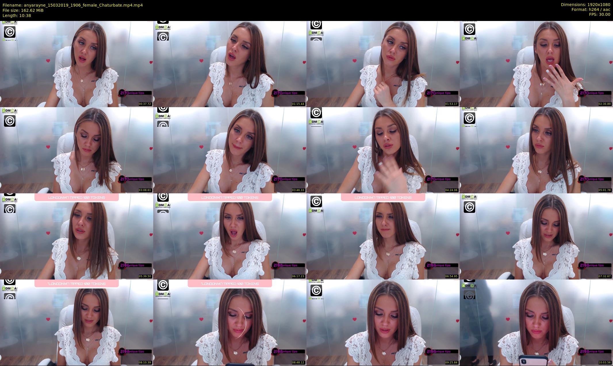 anyarayne — 11 minute Chaturbate female cam show recording, 1080p, Mar 15, 2019