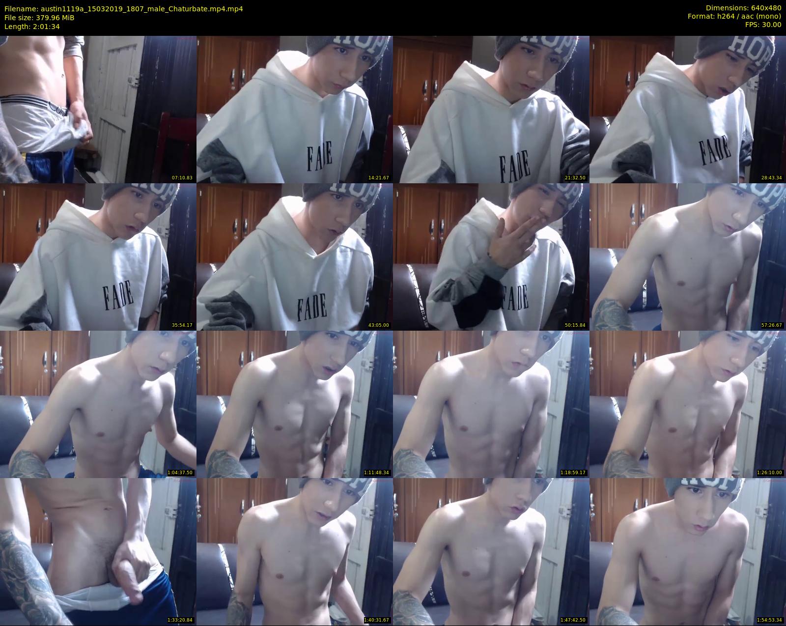 austin1119a — 122 minute Chaturbate male cam show recording, 480p, Mar 15, 2019