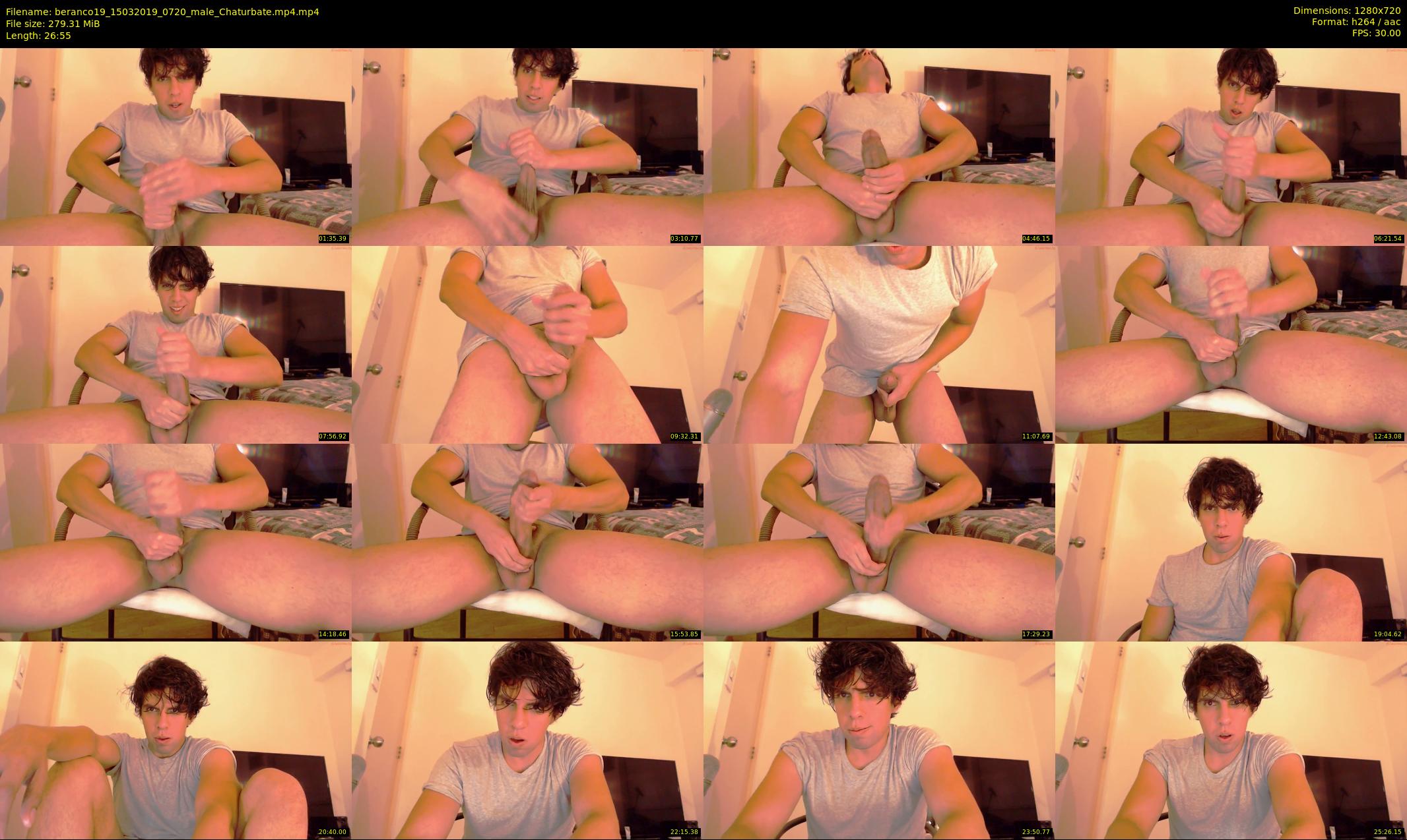 beranco19 — 27 minute Chaturbate male cam show recording, 720p, Mar 15, 2019