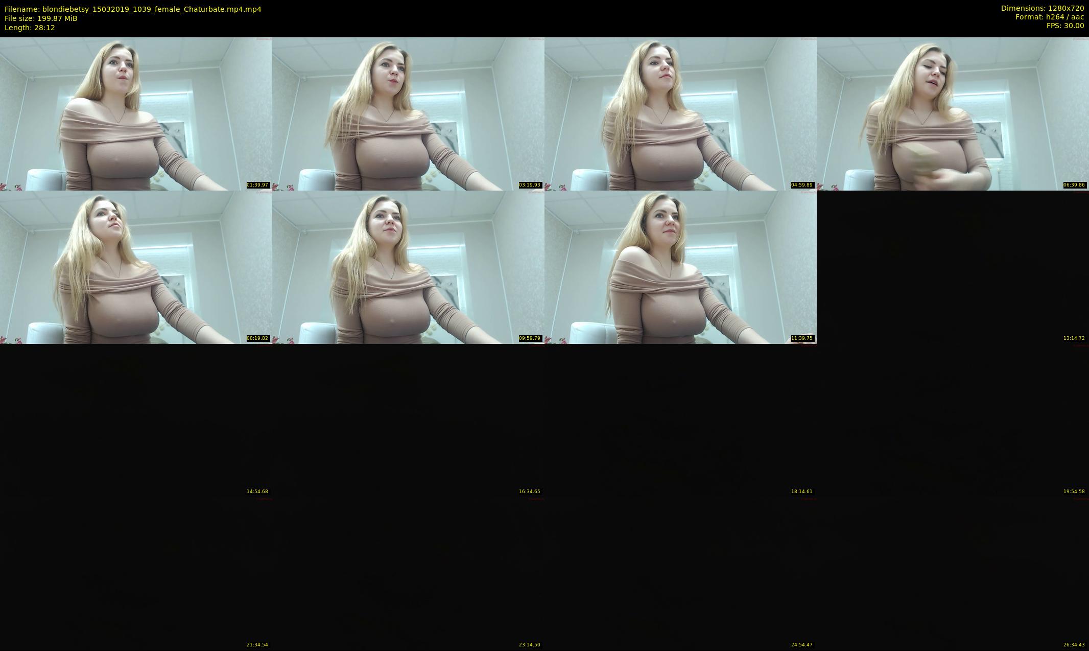 blondiebetsy — 29 minute Chaturbate female cam show recording, 720p, Mar 15, 2019