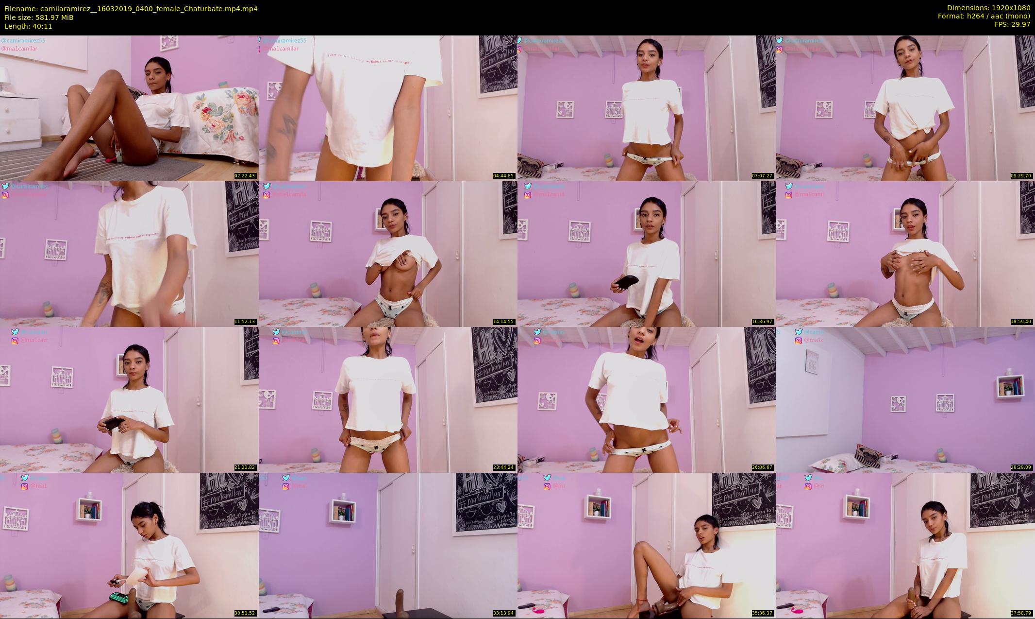 camilaramirez_ — 41 minute Chaturbate female cam show recording, 1080p, Mar 16, 2019