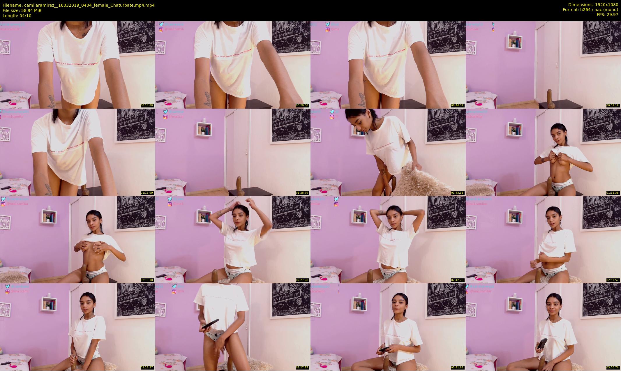 camilaramirez_ — 5 minute Chaturbate female cam show recording, 1080p, Mar 16, 2019