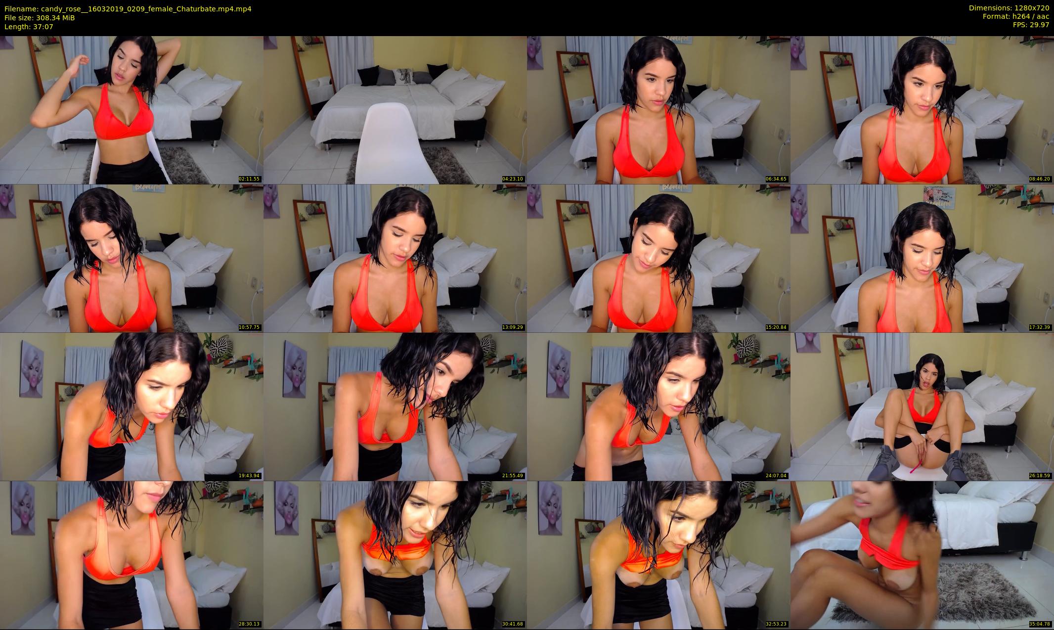 candy_rose_ — 38 minute Chaturbate female cam show recording, 720p, Mar 16, 2019