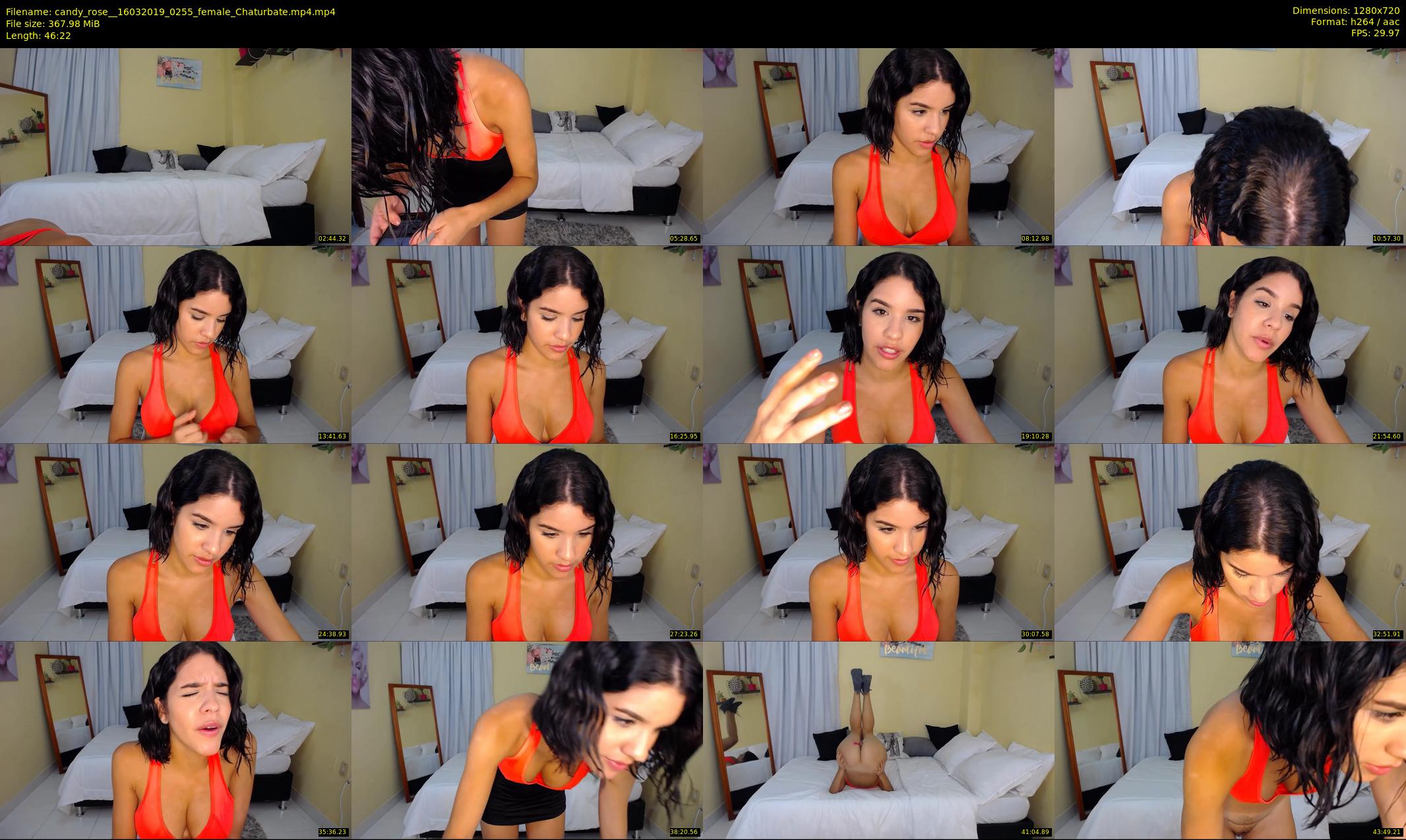 candy_rose_ — 47 minute Chaturbate female cam show recording, 720p, Mar 16, 2019