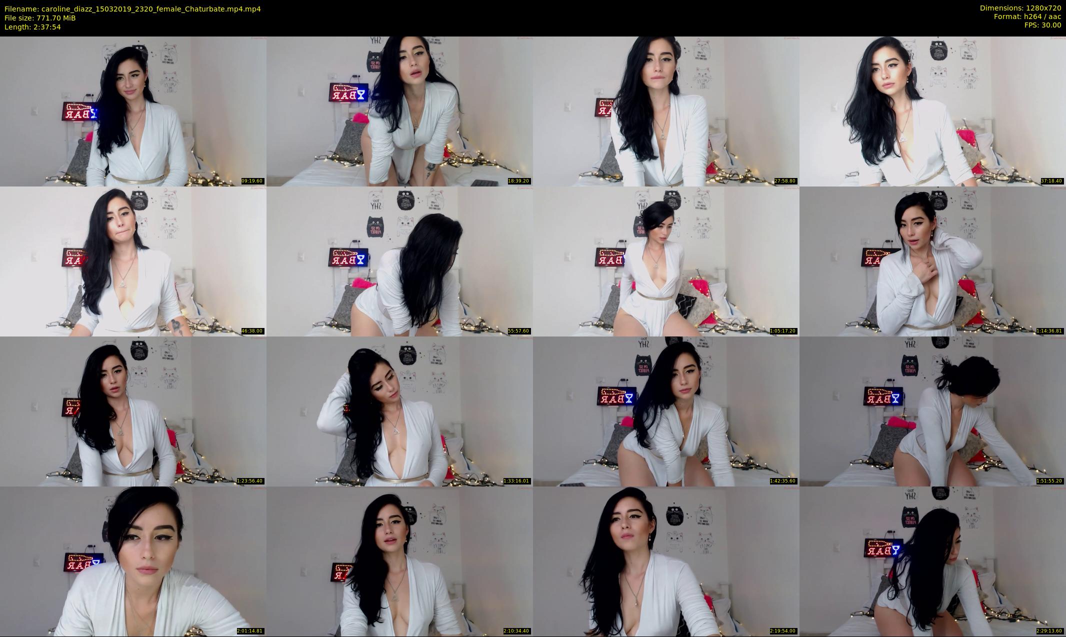 caroline_diazz — 158 minute Chaturbate female cam show recording, 720p, Mar 15, 2019