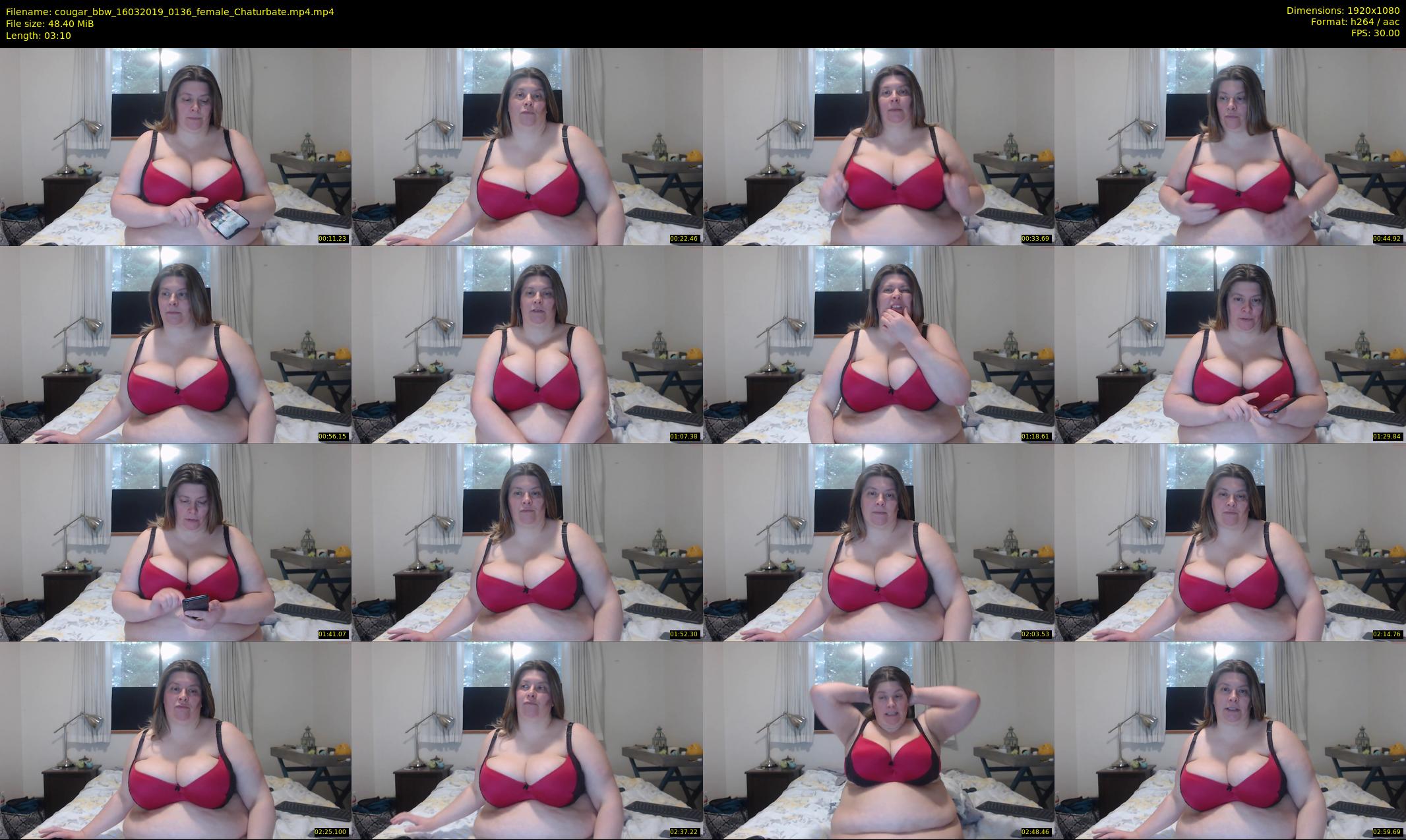 cougar_bbw — 4 minute Chaturbate female cam show recording, 1080p, Mar 16, 2019