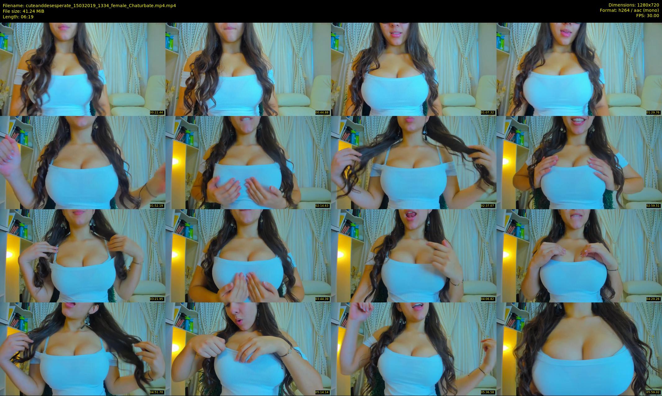 cuteanddesesperate — 7 minute Chaturbate female cam show recording, 720p, Mar 15, 2019