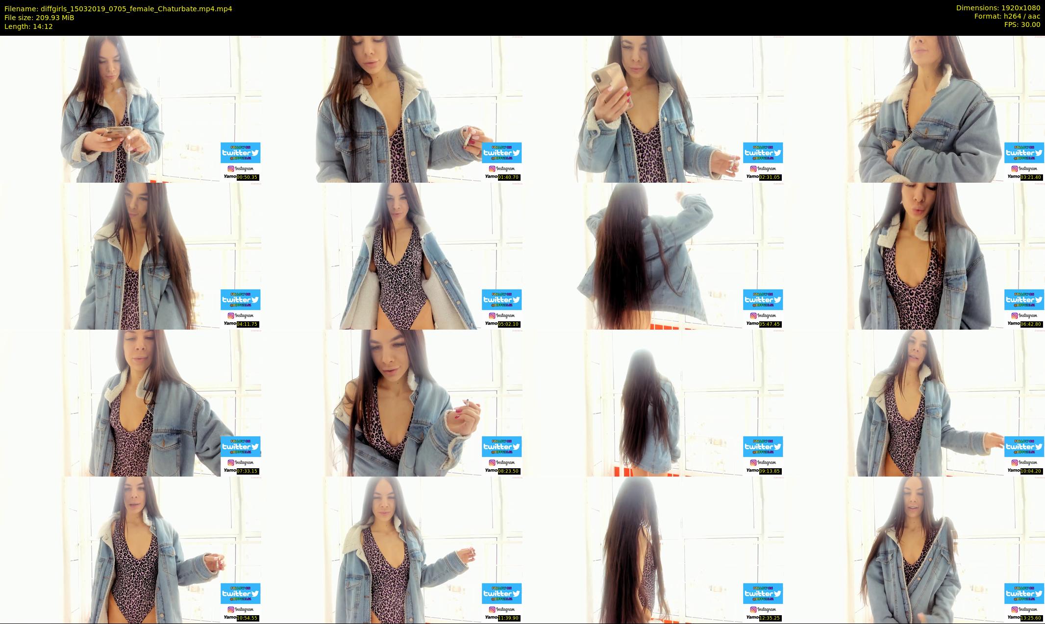 diffgirls — 15 minute Chaturbate female cam show recording, 1080p, Mar 15, 2019