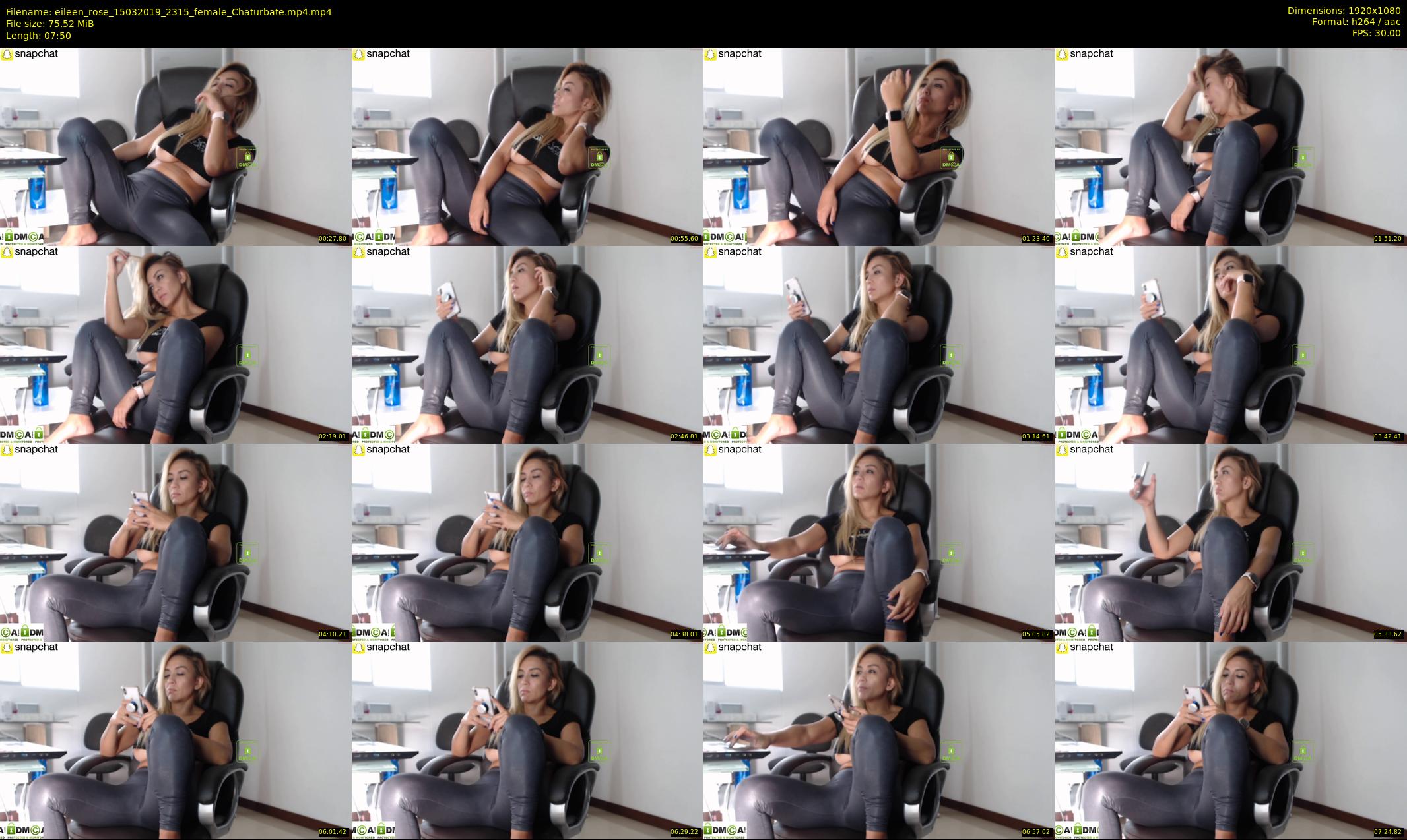 eileen_rose — 8 minute Chaturbate female cam show recording, 1080p, Mar 15, 2019