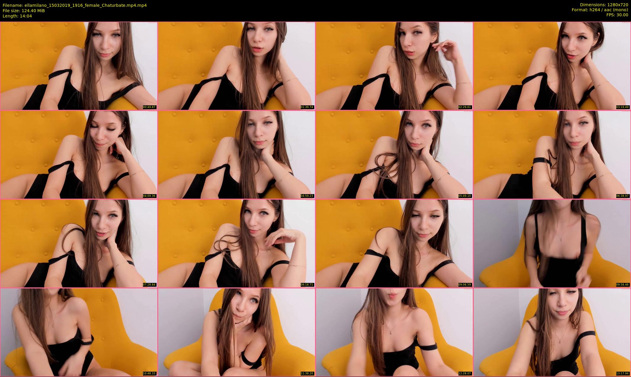 ellamilano — 15 minute Chaturbate female cam show recording, 720p, Mar 15, 2019