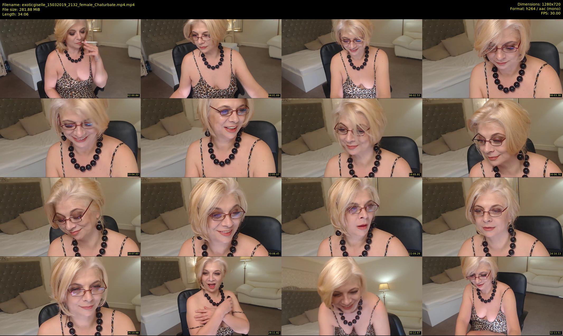 exoticgiselle — 35 minute Chaturbate female cam show recording, 720p, Mar 15, 2019