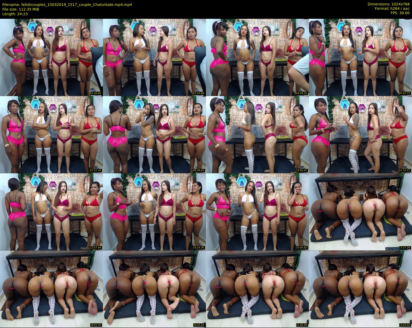 fetishcouples — 25 minute Chaturbate couple cam show recording, 720p, Mar 15, 2019