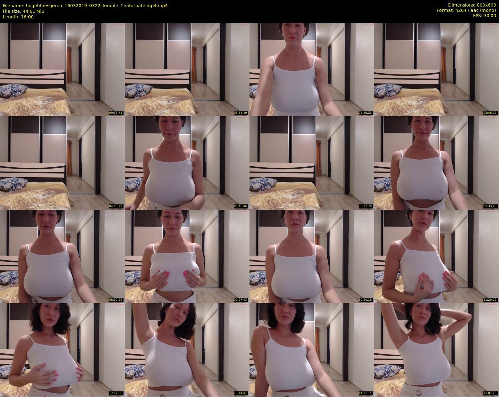 hugetittiesgerda — 16 minute Chaturbate female cam show recording, 480p, Mar 16, 2019