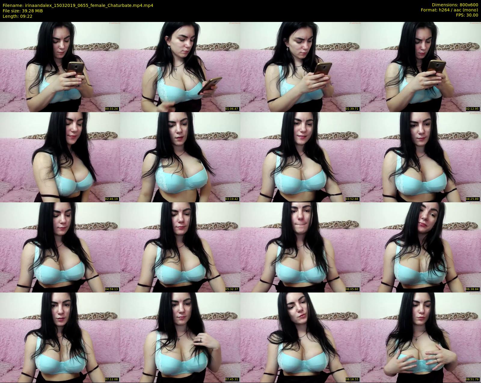 irinaandalex — 10 minute Chaturbate couple cam show recording, 480p, Mar 15, 2019