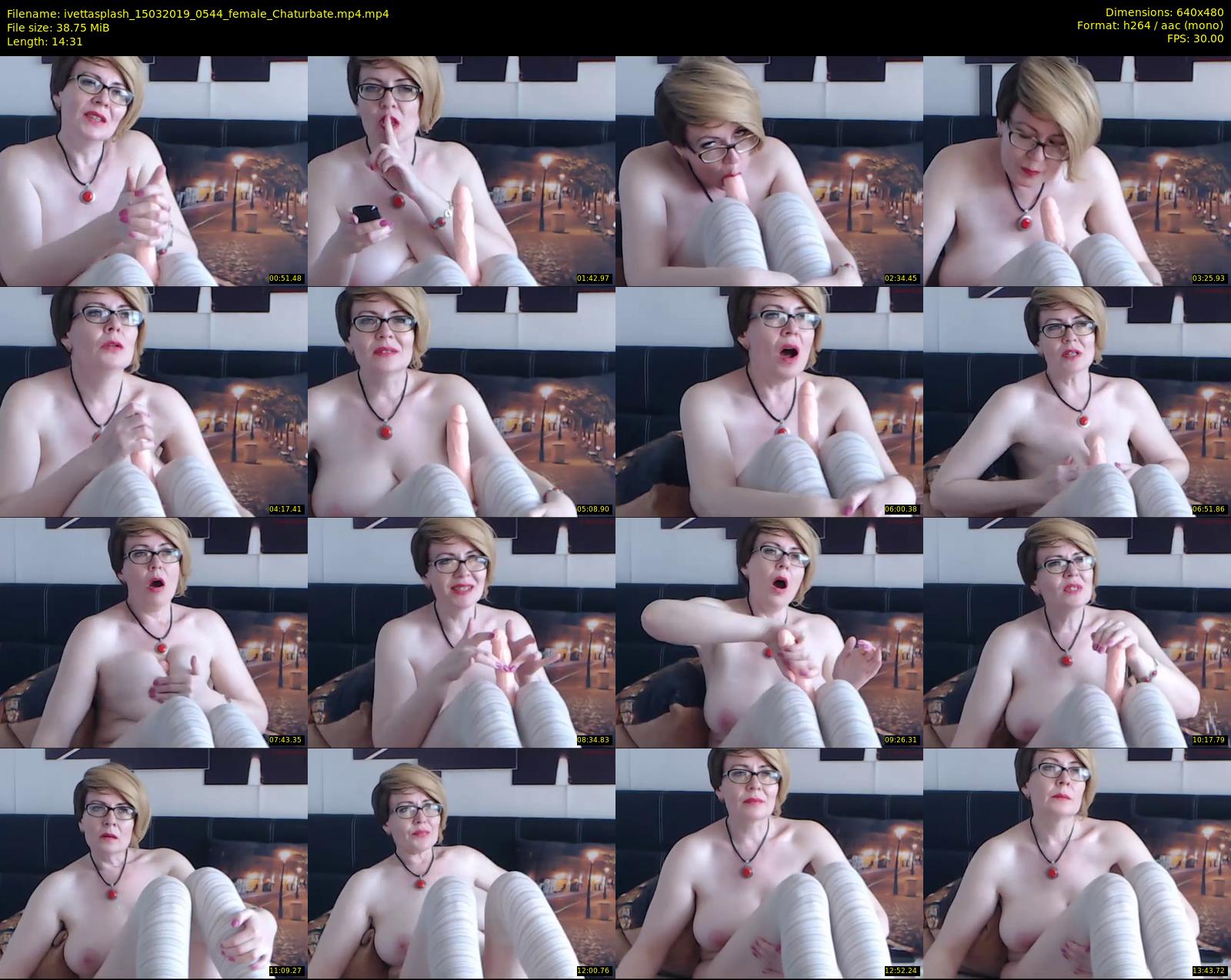 ivettasplash — 15 minute Chaturbate female cam show recording, 480p, Mar 15, 2019