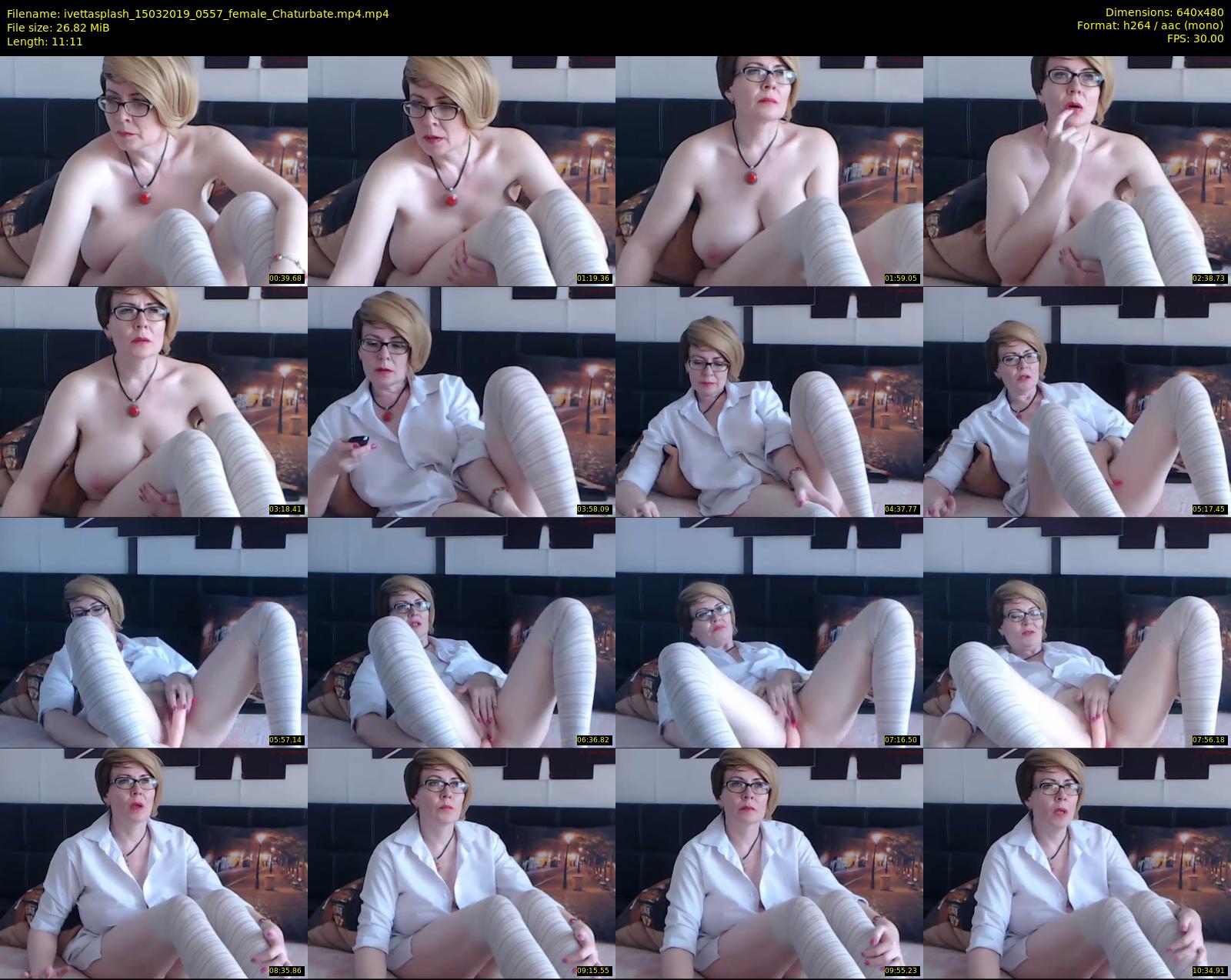 ivettasplash — 12 minute Chaturbate female cam show recording, 480p, Mar 15, 2019