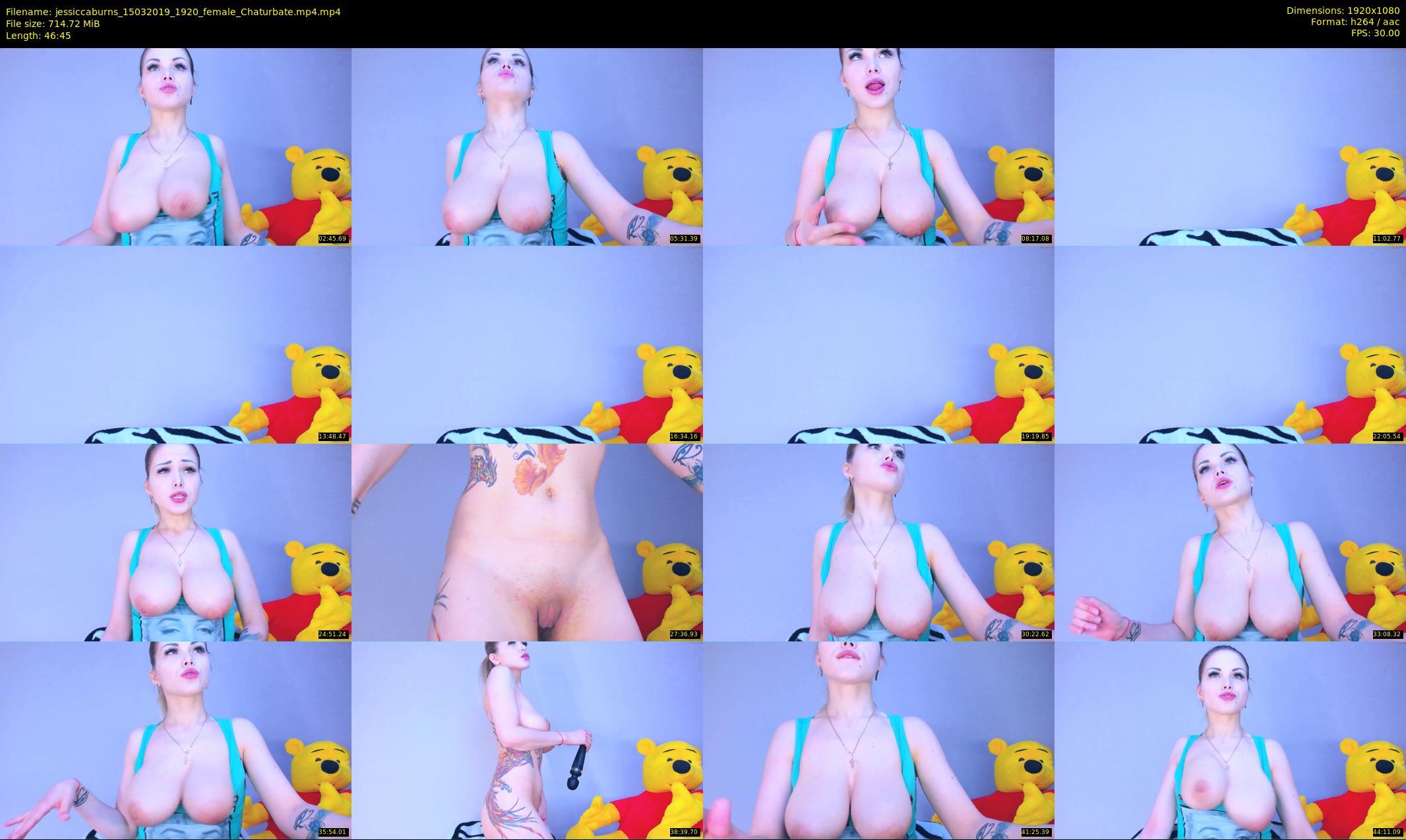 jessiccaburns — 47 minute Chaturbate female cam show recording, 1080p, Mar 15, 2019